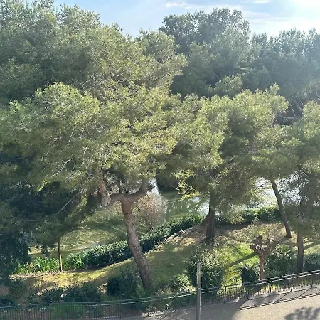 公寓 Cocon Lumineux Avec Terrasse, Vue Pinede Et 锡富尔勒普拉日